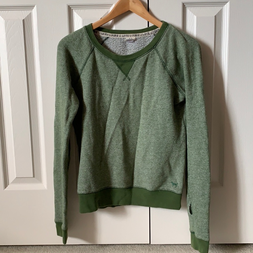 Victoria Secret green sweater sz XS